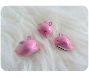 Glöckchen Delfin rosa